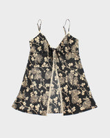 Vintage Y2k 00s Victoria's Secret Tie-Front Slip Dress - S