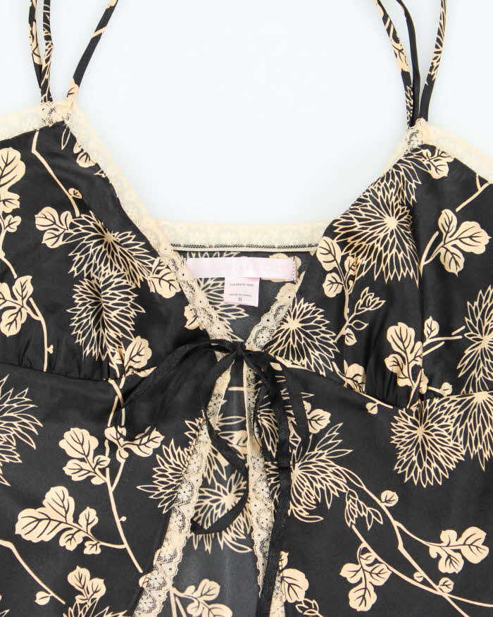 Vintage Y2k 00s Victoria's Secret Tie-Front Slip Dress - S