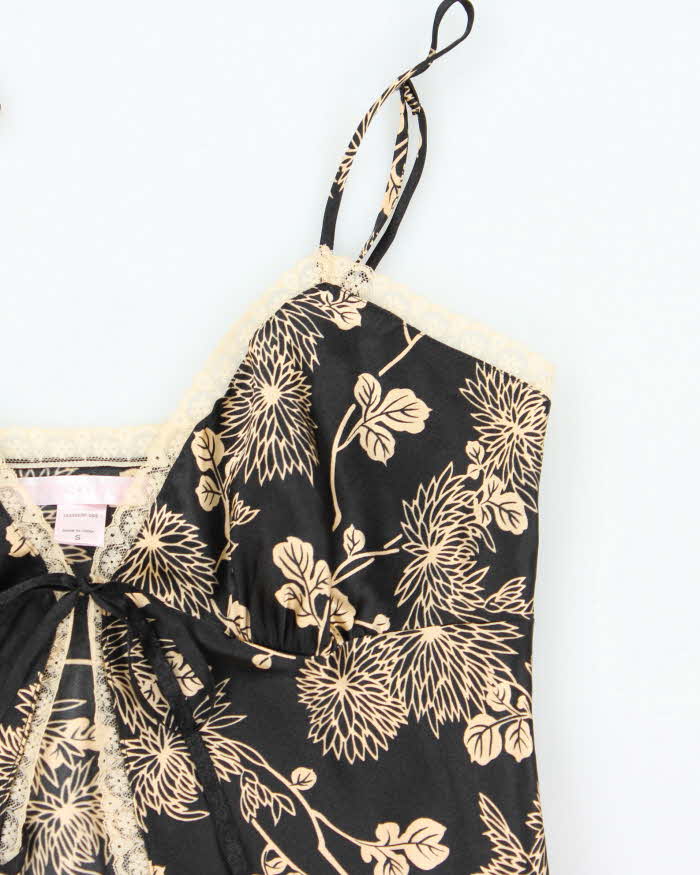 Vintage Y2k 00s Victoria's Secret Tie-Front Slip Dress - S