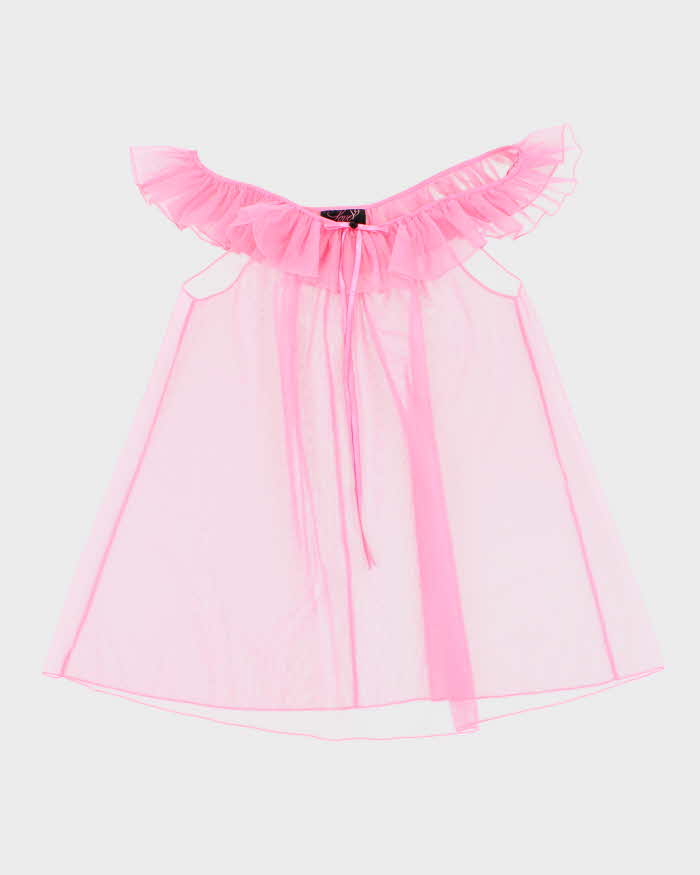 Vintage Y2k 00s La Senza Mesh Slip Dress - M