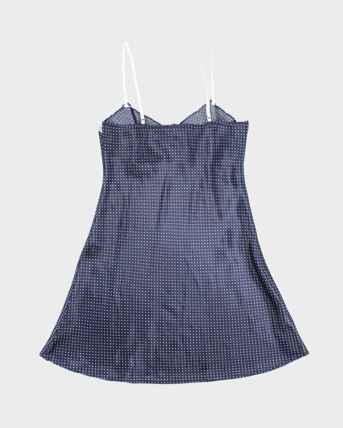 Vintage Y2k 00s La Vie En Rose Polka Dot Slip Dress - S