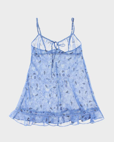 Vintage Y2k 00s La Senza Mesh Slip Dress - S