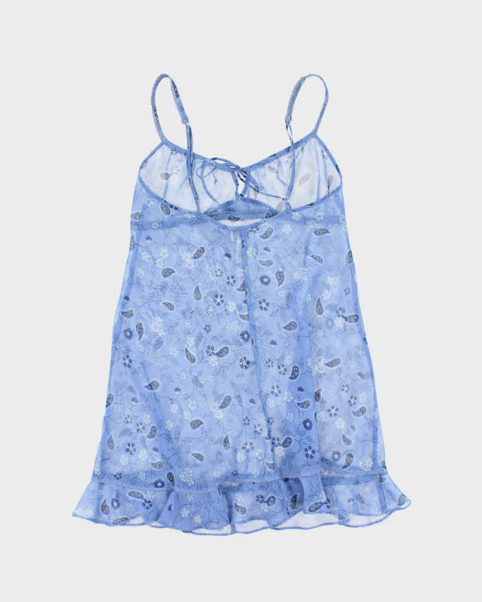 Vintage Y2k 00s La Senza Mesh Slip Dress - S