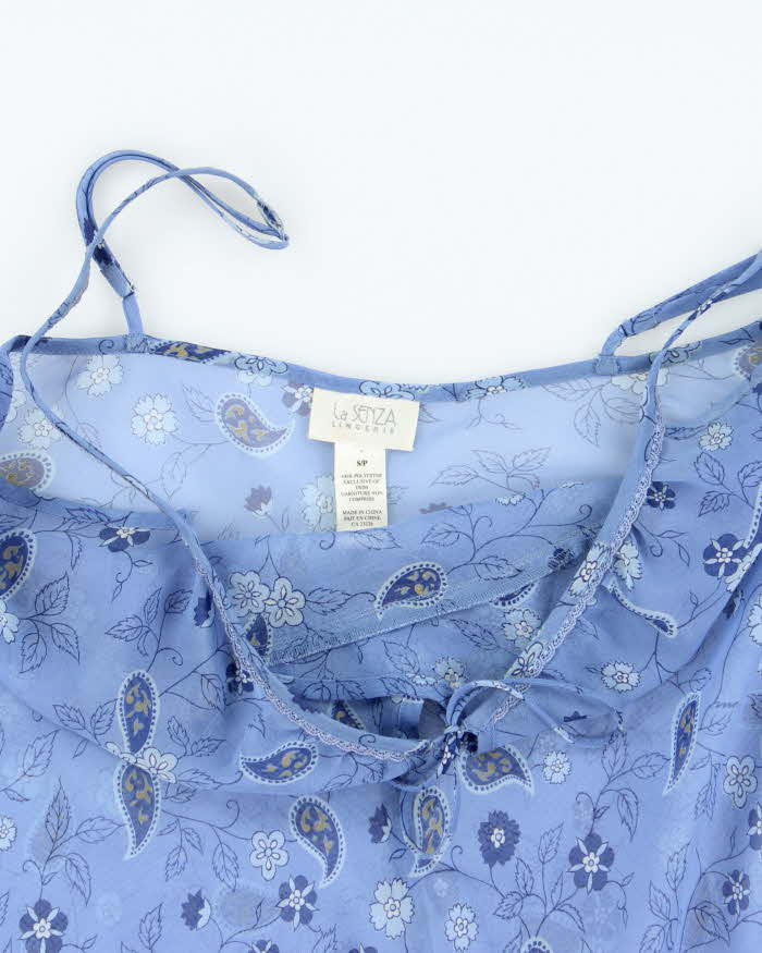 Vintage Y2k 00s La Senza Mesh Slip Dress - S