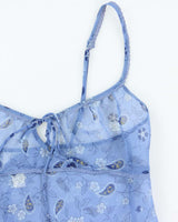Vintage Y2k 00s La Senza Mesh Slip Dress - S