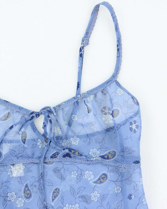 Vintage Y2k 00s La Senza Mesh Slip Dress - S