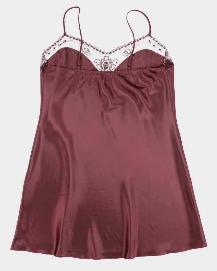 Vintage Y2k 00s Addition Elle Satin Slip Dress - XL