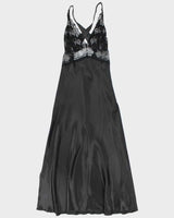 Vintage Y2k 00s La Vie En Rose Satin Slip Dress - L