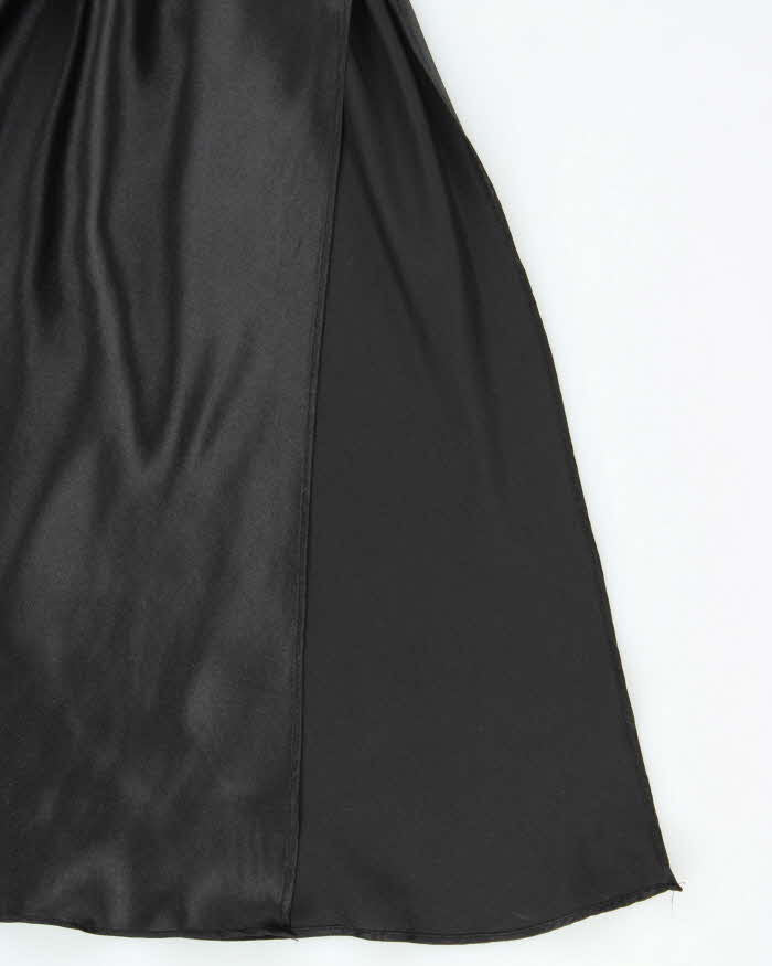 Vintage Y2k 00s La Vie En Rose Satin Slip Dress - L