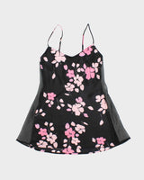 Vintage Y2k 00s La Senza Mesh Panel Slip Dress - S