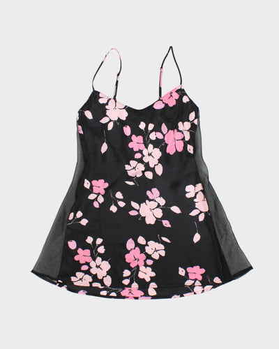 Vintage Y2k 00s La Senza Mesh Panel Slip Dress - S