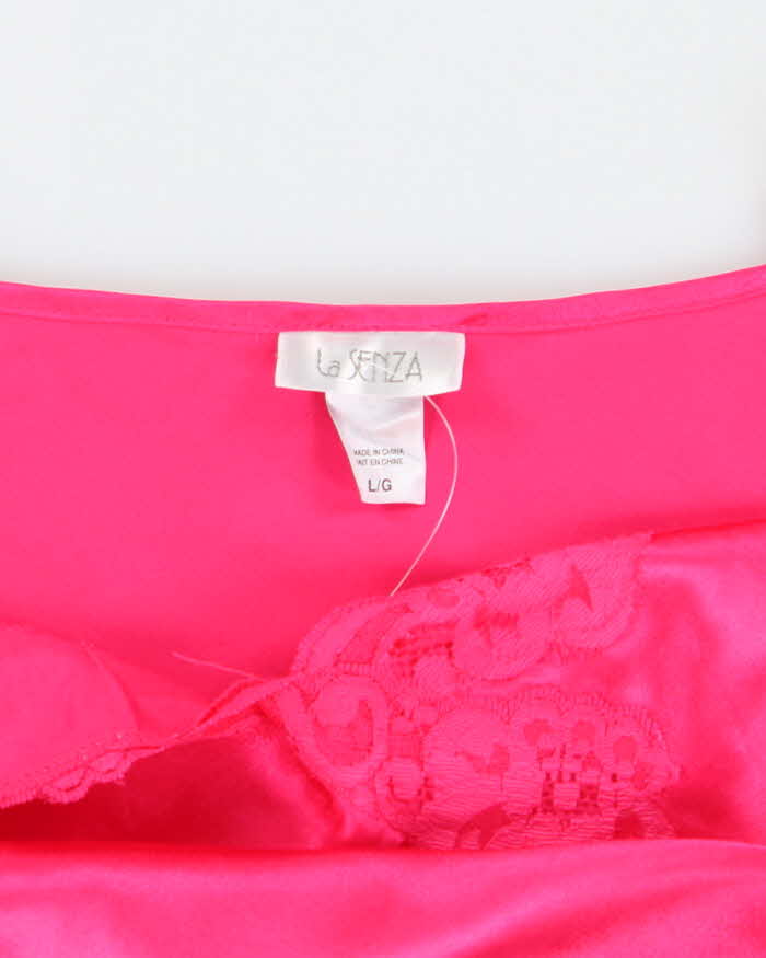 Vintage Y2k 00s La Senza Satin Dress - L