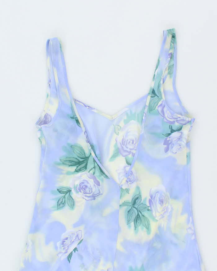 Vintage 90s La Senza Floral Sheer Dress - S