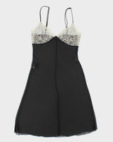 Vintage Y2k 00s Elle Mcpherson Sheer Dress - S