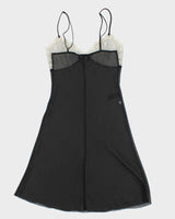 Vintage Y2k 00s Elle Mcpherson Sheer Dress - S