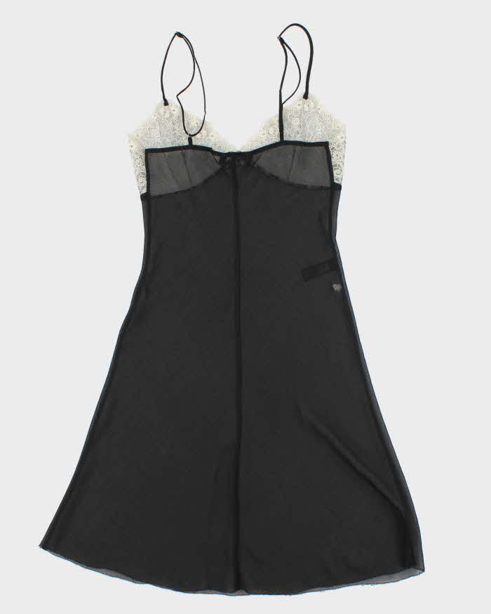 Vintage Y2k 00s Elle Mcpherson Sheer Dress - S