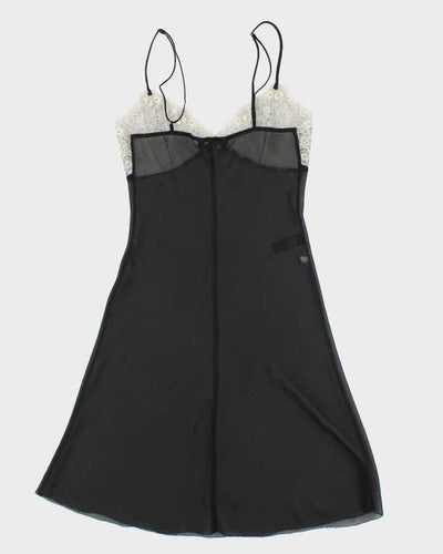 Vintage Y2k 00s Elle Mcpherson Sheer Dress - S