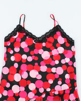 Vintage Y2k 00s Delicates Spotty Satin Dress - M