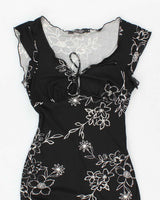 Vintage 90s Ramage Floral Dress - M