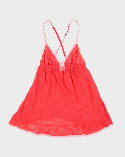 Vintage Y2k 00s Victoria's Secret Lace Slip Dress - XS