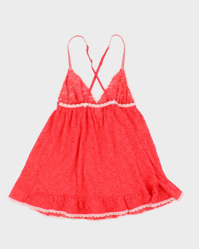 Vintage Y2k 00s Victoria's Secret Lace Slip Dress - XS