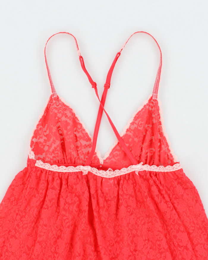Vintage Y2k 00s Victoria's Secret Lace Slip Dress - XS