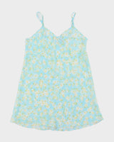 Vintage Y2k 00s La Vie En Rose Mesh Slip Dress - M