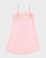 Vintage 90s La Vie En Rose Lace Mesh Dress - S