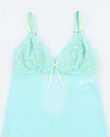 Vintage Y2k 00s Vogue Mesh Slip Dress - S
