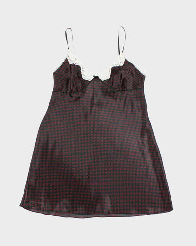 Vintage Y2k 00s Gillian & O'malley Polka Dot Slip Dress -  M