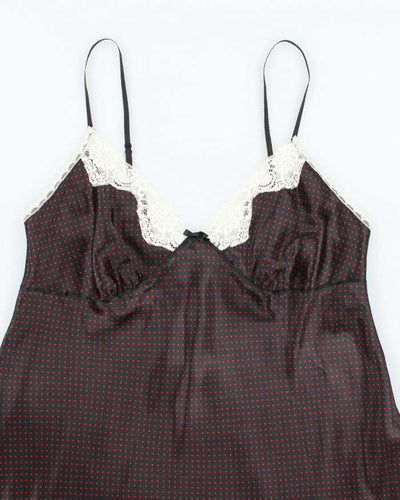 Vintage Y2k 00s Gillian & O'malley Polka Dot Slip Dress -  M