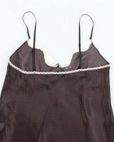 Vintage Y2k 00s Gillian &amp; O'malley Polka Dot Slip Dress -  M