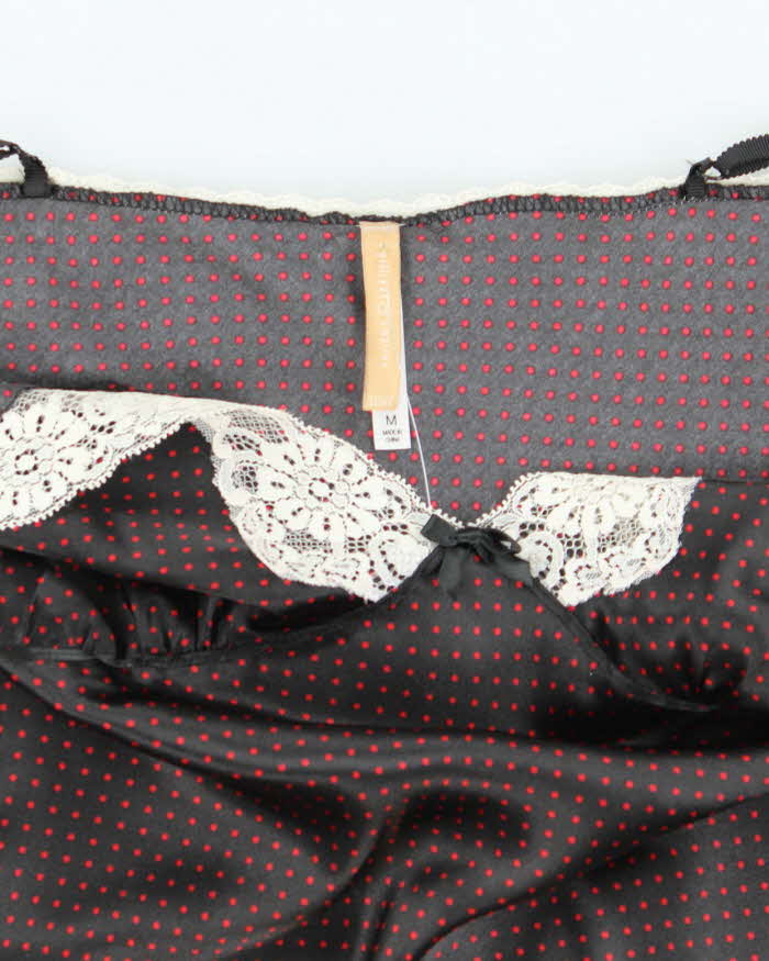 Vintage Y2k 00s Gillian &amp; O'malley Polka Dot Slip Dress -  M