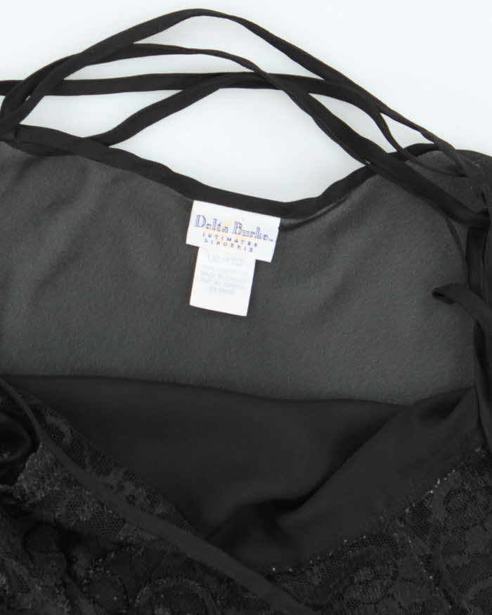 Vintage 90s Delta Burke Mesh Slip Dress -  XL