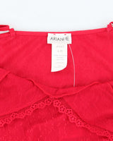 Vintage 00s Arianne Red Slip Dress - L