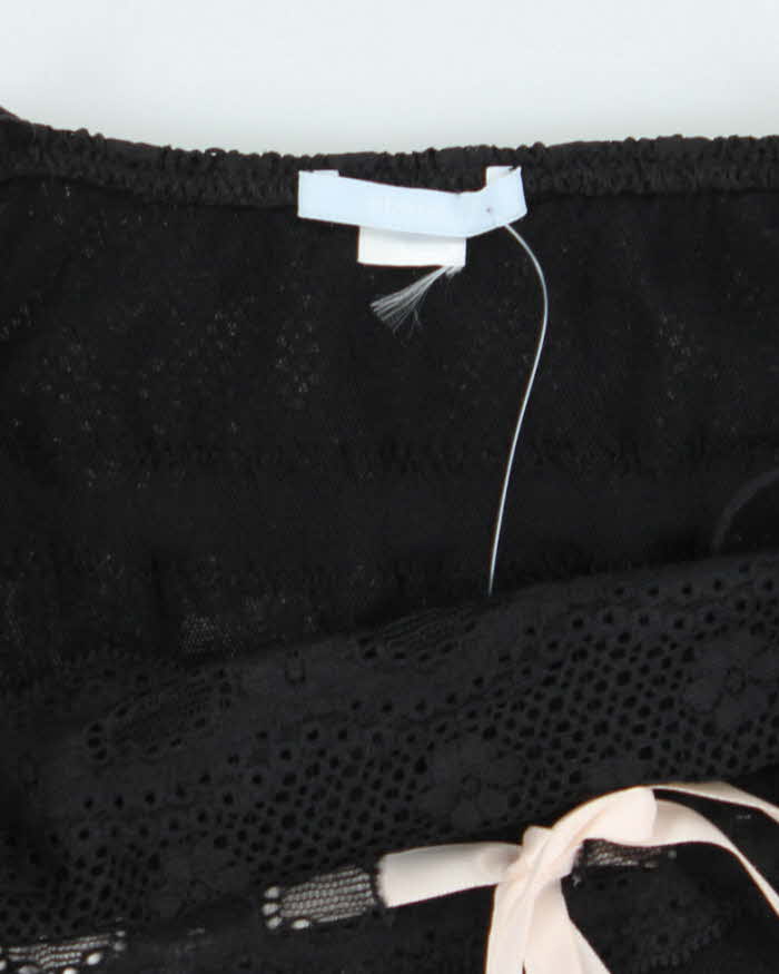 Vintage Y2k 00s Eberjey Black Slip Dress - S
