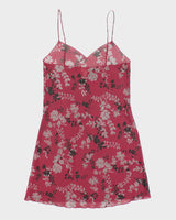 Vintage Y2k 00s Calvin Klein Floral Mesh Slip Dress - M