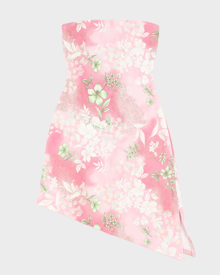 Vintage 90s Pelican Cove Asymmetric Dress - S