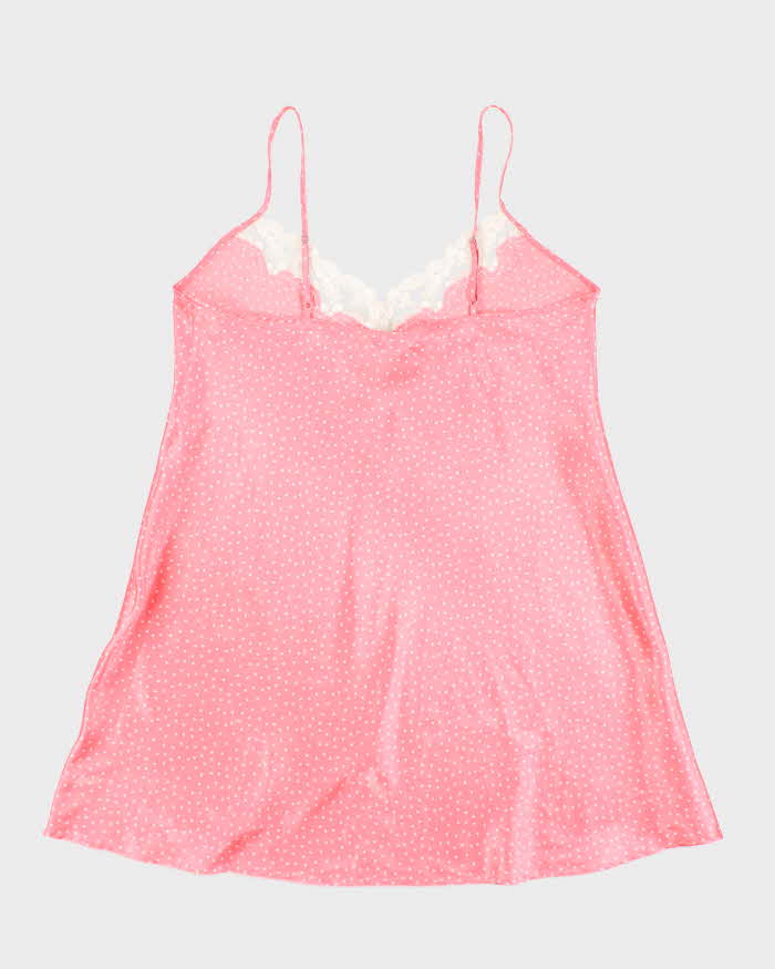 Vintage 90s Jessica Polka Dot Slip Dress - L