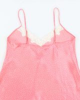 Vintage 90s Jessica Polka Dot Slip Dress - L
