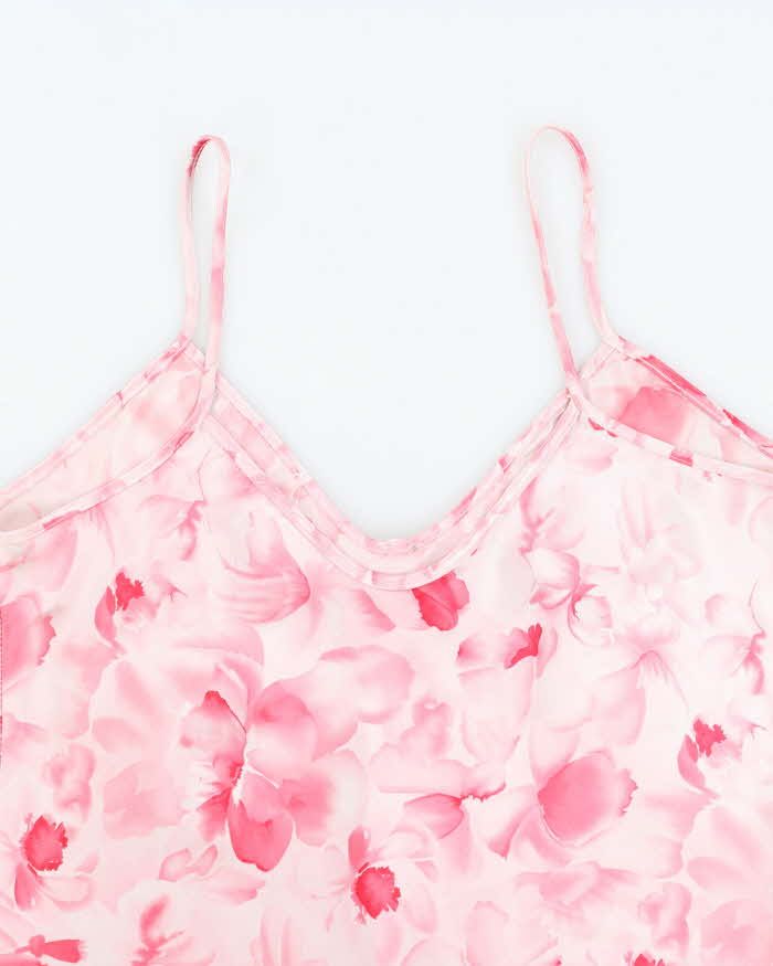 Vintage 90s Premiere Collection Floral Slip Dress - L