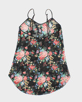 Vintage 90s Linda Bis Sheer Floral Slip Dress- M