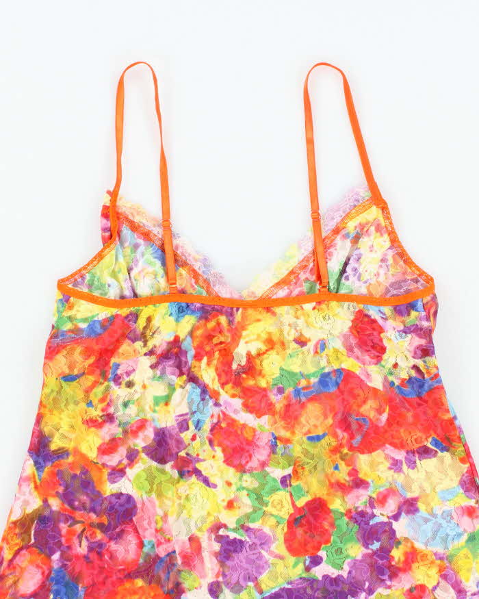 Vintage Y2k 00s Hanky Panky Lace Slip Dress - S