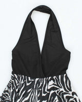 Vintage Y2k 00s Bebe Handkerchief Hem Halter Neck Dress - S