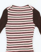 Deadstock Vintage 70s Audrey Long Sleeve Knit Dress - XS