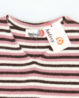 Deadstock Vintage 70s Audrey Long Sleeve Knit Dress - XS