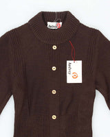 Deadstock Vintage 70s Audrey Long Sleeve Knit Dress - XS