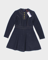 Deadstock Vintage 70s Vedette Long Sleeve Dress - S