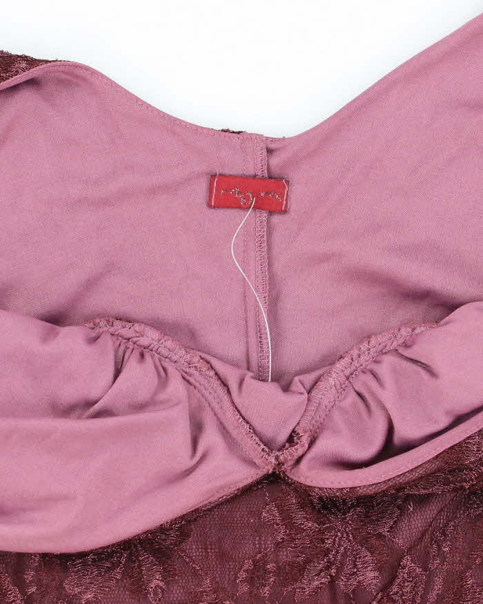 Vintage Y2k 00s Ruby Rox Purple Lace Dress - S