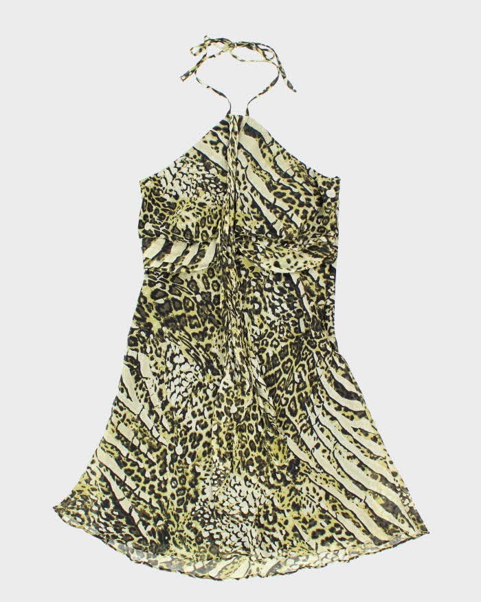 Vintage Y2k 00s Sangria Silk Dress - L